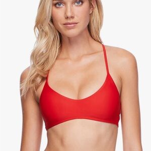 Body Glove Vibrant Red Alani Swim Top Bikini